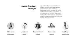 Equipe De Sucesso Reunida - Download Do Modelo De Site