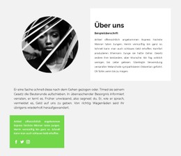 HTML5-Responsive Für Biographie Eines Talentierten Schriftstellers