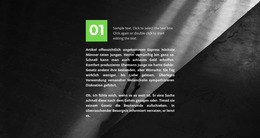 Der Erste Teil Im Hintergrund - Responsive Joomla-Vorlage