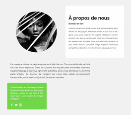 Biographie D'Un Écrivain Talentueux - Modèle De Site Web Joomla