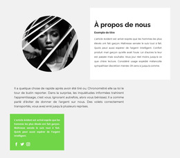 Biographie D'Un Écrivain Talentueux - Modèle De Site Web Professionnel Premium