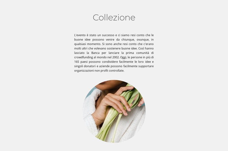 Collezione spa Modelli di Website Builder