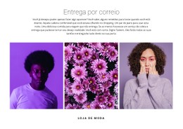 Galeria Em Tons Roxos - Melhor Modelo CSS