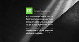 HTML-Design För Den Första Delen I Bakgrunden