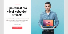 Společnost Zabývající Se Vývojem Webových Stránek Šablona