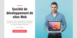 Société De Développement De Sites Web - Modèle De Page Web