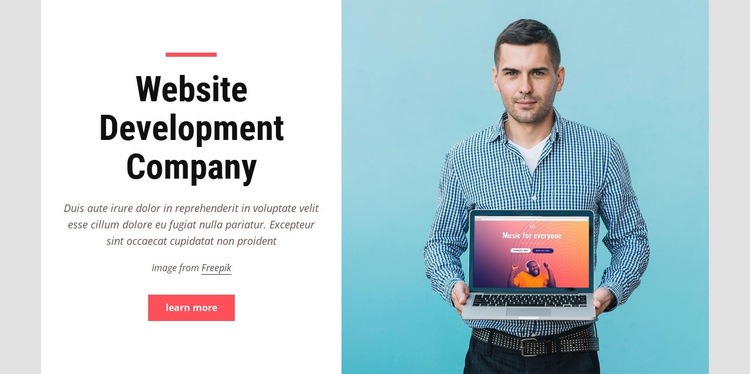 Website development company Homepage Design