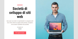 Società Di Sviluppo Di Siti Web - Modello Di Pagina Web