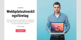 Webbplatsutvecklingsföretag - Webbsidamall