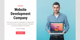Website Development Company - Web Page Template