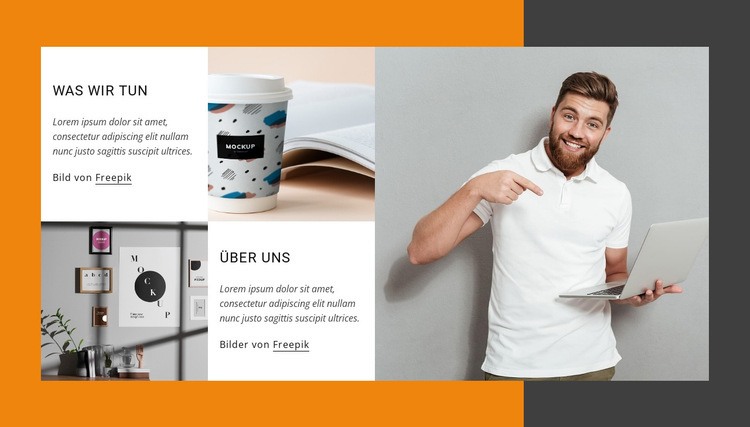 Führend in digitalen Erlebnissen Landing Page