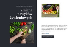 Zdrowe Nawyki Żywieniowe - Najlepsza Makieta Strony Internetowej