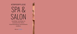 SPA & Salon - Anpassbares Professionelles Design