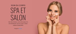 Modèle D'Une Page Pour SPA & Salon