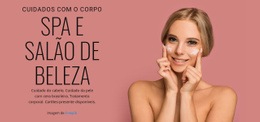 SPA E Salão - Modelos De Sites