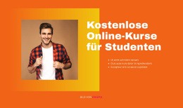 Lernen Sie Berufsbereite Fähigkeiten HTML5-Vorlage