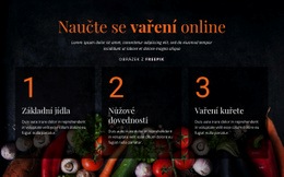 Online Kurzy Vaření – Stažení Šablony HTML