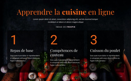 Cours De Cuisine En Ligne - Thème WordPress Moderne