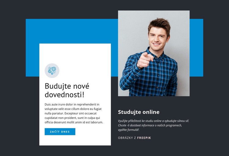 Budujte nové dovednosti Šablona