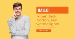 Ik Ben Jack Norton, Een Webdesigner.
