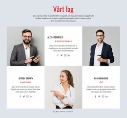 Framgångsrikt Designteam – Responsivt WordPress-Tema