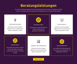 Globale Beratungsleistungen – Website-Builder-Vorlage