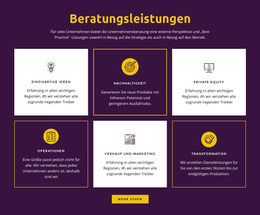 Globale Beratungsleistungen – Drag & Drop-WordPress-Theme