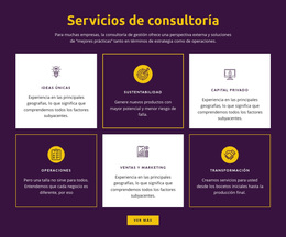 Servicios De Consultoría Global - Tema De WordPress De Arrastrar Y Soltar