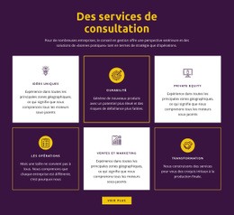 Services De Conseil Mondiaux - Conception De Site Web Simple