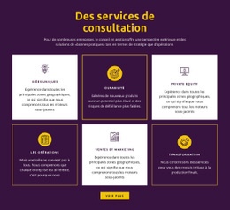 Services De Conseil Mondiaux - HTML Creator