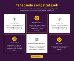 Globális Tanácsadási Szolgáltatások - Drag & Drop WordPress Téma