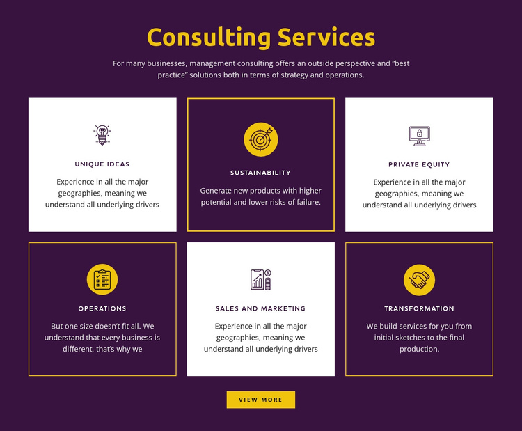 Global consulting services Joomla Template
