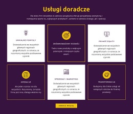 Darmowy Szablon Online Dla Globalne Usługi Doradcze