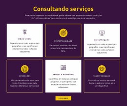 Serviços De Consultoria Global - Design De Site Fácil