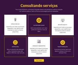 Serviços De Consultoria Global - Modelo HTML5