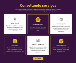 Serviços De Consultoria Global - Tema WordPress De Arrastar E Soltar