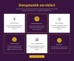 Global Danışmanlık Hizmetleri Için HTML5 Duyarlı