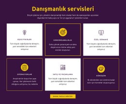 Global Danışmanlık Hizmetleri - Tek Sayfalık Şablon Ilhamı