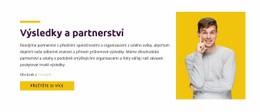 Výsledky A Partnerství – Návrh Webových Stránek Šablon