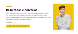 Resultados E Parceria - Design De Site Gratuito