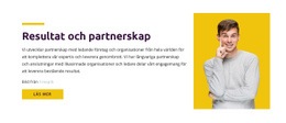 Resultat Och Partnerskap - Mallar Webbplatsdesign
