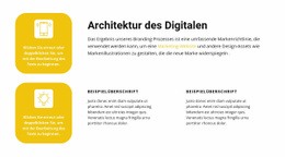 Digitales Geschäft – Professionelle HTML5-Vorlage