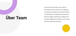 Mehrzweck-Website-Modell Für Teamtext