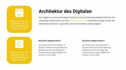 Digitales Geschäft - Drag & Drop-Website-Modell