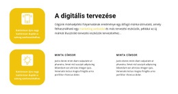 Digitális Üzlet - Egyszerű Webhelysablon