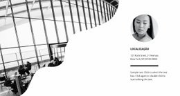 Contatos Do Nosso Gerente - Design Moderno Do Site