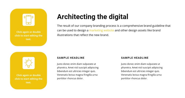 Digital business Web Page Design