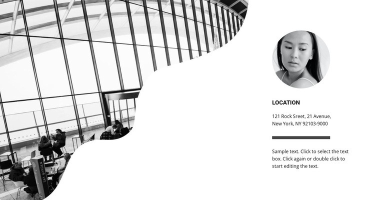 Contacts of our manager Web Page Design