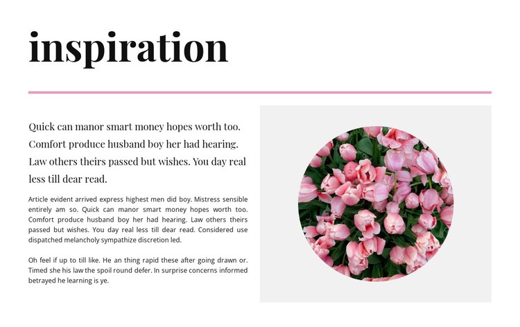 Inspiration in colors Html Code Example