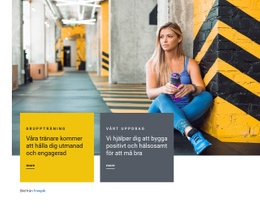 Sidans HTML För Vårt Sportklubbuppdrag